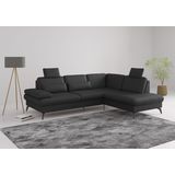 sit&more Ecksofa "Morris L-Form, inkl. Sitztiefenverstellung", wahlweise mit Armteilverstellung, Bettfunktion & Bettkasten