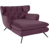 3C Candy Loveseat "Beatrice Loungesessel", mit Knopfheftung im Rücken, Fernsehsessel, Relaxsessel
