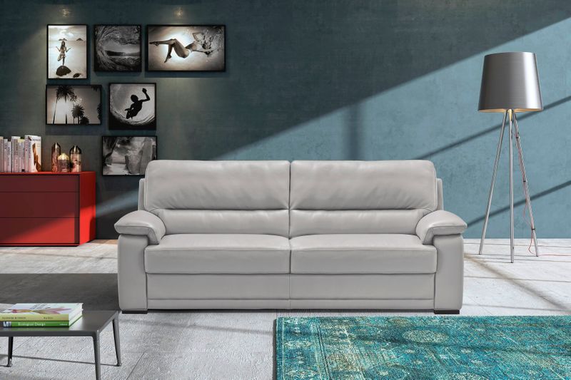 Egoitaliano 2,5-Sitzer "Doris, modernes Designersofa, Ledersofa mit erstklassiger Sitzqualität", edle Detailverarbeitung, perfekte Polsterung, aus hochwertigem Leder