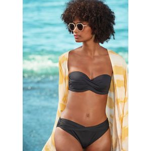 s.Oliver Bandeau-Bikini-Top "Spain", in unifarben mit Wickeloptik