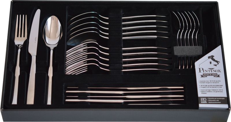 PINTINOX Besteck-Set "Leopard", (Set, 24 tlg.), spülmaschinengeeignet