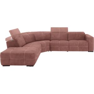Egoitaliano Ecksofa "Sauvanne", wahlweise mit elektrischer Relaxfunktion, Kopfteilverstellung