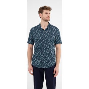 LERROS Kurzarmhemd "LERROS Herren Jerseyhemd, floral gemustert"