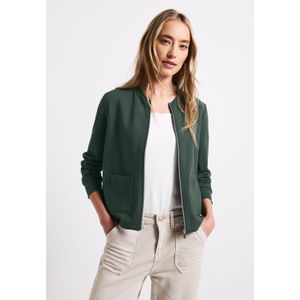 STREET ONE Sweatjacke, aus softem Materialmix