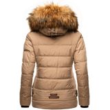 Navahoo Winterjacke "Zoja", mit Kapuze, stylische Steppjacke mit Kunstpelz Kapuze