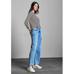 STREET ONE Langarmshirt, aus reiner Baumwolle