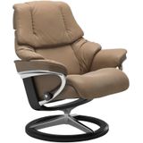 Stressless Relaxsessel "Reno", mit Signature Base, Größe S, M & L, Gestell Schwarz