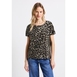 STREET ONE T-Shirt, aus softem Materialmix