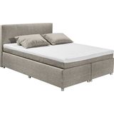 ED EXCITING DESIGN Boxspringbett "Luanda", wahlweise mit Matratze und Topper