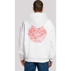 F4NT4STIC Kapuzenpullover "Star Wars Christmas Death Star Weihnachten", Print
