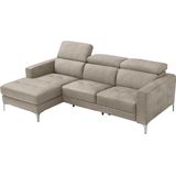 Egoitaliano Ecksofa "Matt, erstklassiger Sitzkomfort, aufwendige Detailverarbeitung, L-Form", mit verstellbaren Kopfteilen zum Relaxen