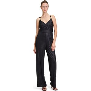 Vera Mont Overall "Vera Mont Jumpsuit mit V-Ausschnitt", (1 tlg.), Materialmix
