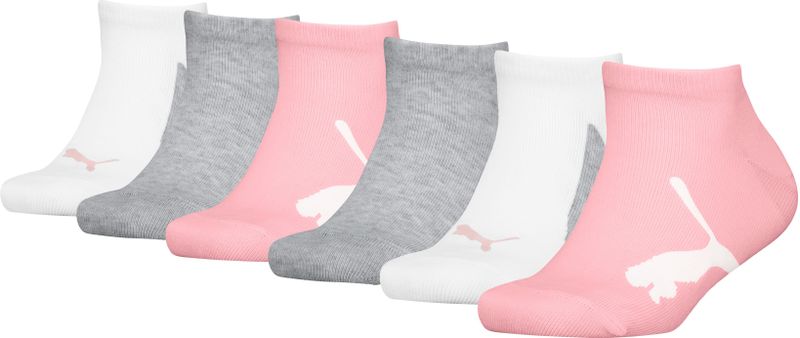 PUMA Sneakersocken "PUMA KIDS BWT SNEAKER 6P ECOM", (6er-Pack), mit verstärkten Nähten