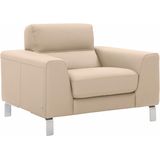 CALIA ITALIA Sessel "Simon Loungesessel, Designsessel, sehr bequem", in zwei Lederqualitäten