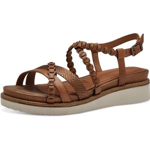 Tamaris Keilsandalette, Riemchensandale, Sommerschuh mit verstellbarer Schnalle