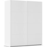 rauch Schwebetürenschrank "Kleiderschrank Schrank Garderobe Schlafzimmerschrank EVELYN", in elegantem Stil, in 5 Breiten, Griffe in Korpusfarbe MADE IN GERMANY