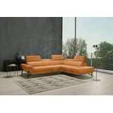 Egoitaliano Ecksofa "Narcisa, Design und Sitzkomfort der Extraklasse,", mit verstellbaren Kopfstützen für noch mehr Komfort, L-Form