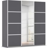 rauch Kleiderschrank "Schwebetürenschrank OTTO´s Choice Garderobe Schrank TOP ANGEBOT Avola", (in 3 verschiedenen Ausstattungen BASIC/CLASSIC/PREMIUM inkl. Spiegel), mit eleganten Zierleisten in Chrom, Schwarz oder Weiß MADE IN GERMANY