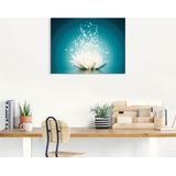 Artland Wandbild "Magie der Lotus-Blume", Blumen, (1 St.), als Alubild, Outdoorbild, Leinwandbild, Poster, Wandaufkleber