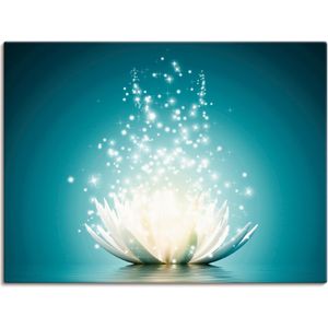 Artland Wandbild "Magie der Lotus-Blume", Blumen, (1 St.), als Alubild, Outdoorbild, Leinwandbild, Poster, Wandaufkleber