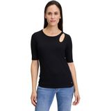 Betty&Co Kurzarmshirt "Betty & Co Rundhals-Shirt mit Cut-Outs", (1 tlg.), Cut-Outs