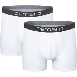 Camano Boxershorts "comfort", (2er Pack), mit elastischem Logobund