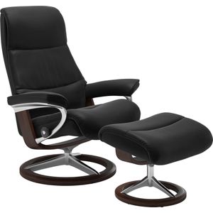 Stressless Relaxsessel "View", mit Signature Base, Größe M,Gestell Braun