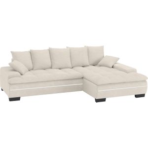 Mr. Couch Ecksofa "Haiti II, L-Form", RGB-LED Beleuchtung, wahlweise mit Kaltschaum, Bett, Bettkasten