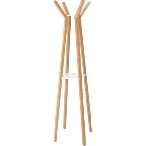 Woodman Garderobe "Monti", im skandinavian Design, aus massiver Eiche, mit 4 Haken