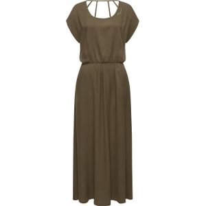 Ragwear Jerseykleid "Lalline", Wadenlanges Shirtkleid mit stylischem Rückenausschnitt