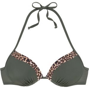 LASCANA Push-Up-Bikini-Top "Adelin", mit bedruckten Einsätzen