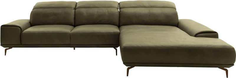 Musterring Wohnlandschaft "MR 2490", Bronze-Fuß, Sitzhöhe 48cm, wahlweise mit Funktionen, Maße 342 x 207 cm