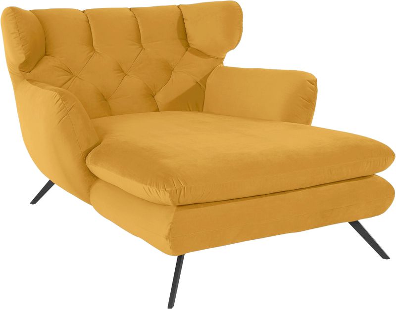 3C Candy Loveseat "Beatrice Loungesessel", mit Knopfheftung im Rücken, Fernsehsessel, Relaxsessel