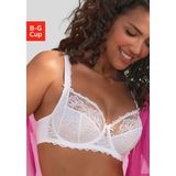 LASCANA Bügel-BH, mit hübschen Spitzenträgern, sexy Dessous
