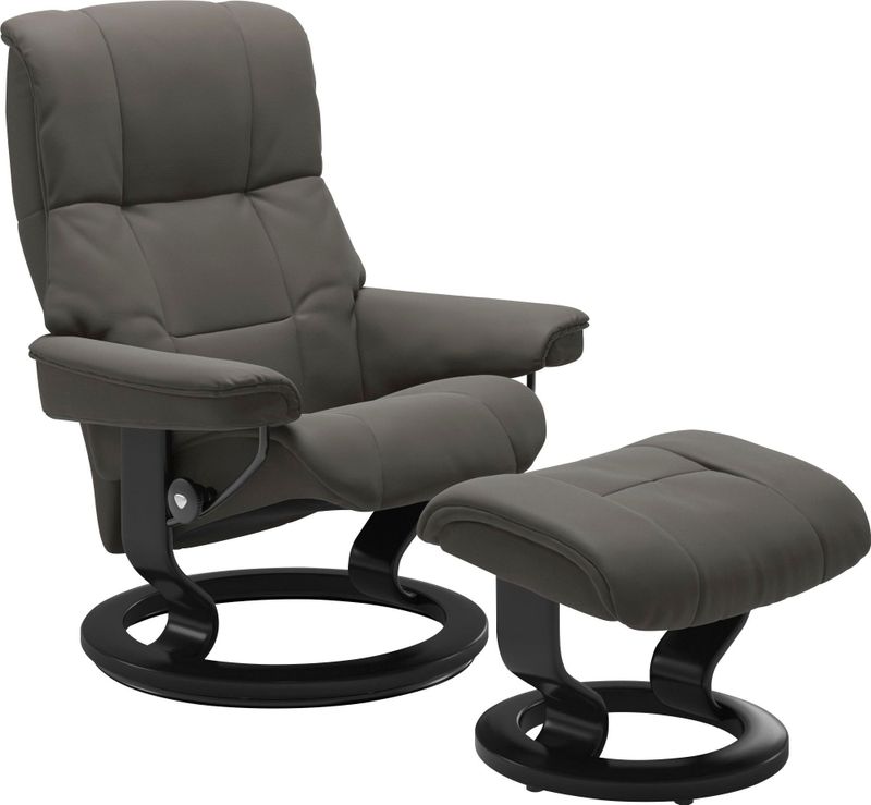 Stressless Relaxsessel "Mayfair", (Set, Relaxsessel mit Hocker), mit Hocker, mit Classic Base, Größe S, M & L, Gestell Schwarz
