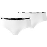 PUMA Hipster "PUMA WOMEN HIPSTER 2P HANG", (2er Pack), Mit elastischem Logobund