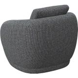 FLEXLUX Sessel "Torino, rund, drehbar, Einzelsofa, Polstersessel,", Modernes, organisches Sessel-Design, Kaltschaum, Wellenunterfederung