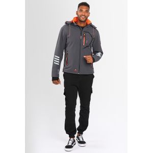 Arctic Seven Softshelljacke "ASColori", Outdoorjacke mit abnehmbarer Kapuze