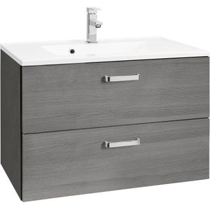welltime Waschbeckenunterschrank "Ravenna", Badmöbel, Waschtisch inkl. Waschbecken