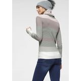 KangaROOS Rollkragenpullover, gestreift mit hohem Stehkragen