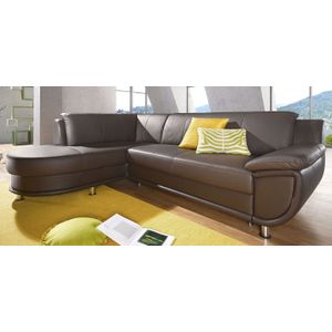 TRENDMANUFAKTUR Ecksofa "Rondo, zeitlos und elegant, OTTOs Choice, bequem, L-Form", wahlweise mit Federkern, wahlweise mit Bettfunktion