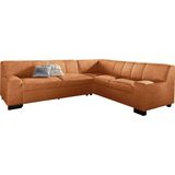 DOMO collection Ecksofa "Norma, moderne Armlehnen, zeitlos und elegant, L-Form", wahlweise mit Bettfunktion
