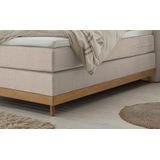 HASENA Boxspringbett "Scandia", Massivholzrahmen und Füsse aus Eiche