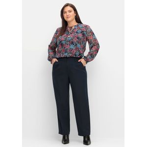 Sheego Stretch-Hose "Große Größen", mit Bügelfalten, in Karottenform