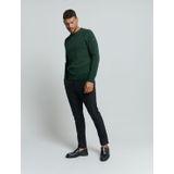 NO EXCESS Rundhalspullover "No Excess Chenillo-Crewneck-Pullover"
