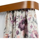 SN DECO GROUP Gardinenschiene "SH1", 1 läufig-läufig, Fixmaß, mit Blende 5 cm