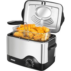 Unold Fritteuse "Kompakt 58615", 1200 W, Fassungsvermögen z. B. 0,5 kg Pommes