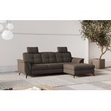 sit&more Ecksofa "Zora L-Form", wahlweise mit Bettfunktion und Bettkasten