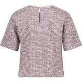 Betty&Co Kurzarmshirt "Betty & Co Sweatshirt mit Struktur", (1 tlg.), Material