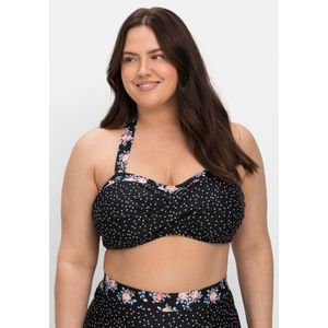 Sheego Bandeau-Bikini-Top "Große Größen", in Wickeloptik, mit Neckholder-Träger